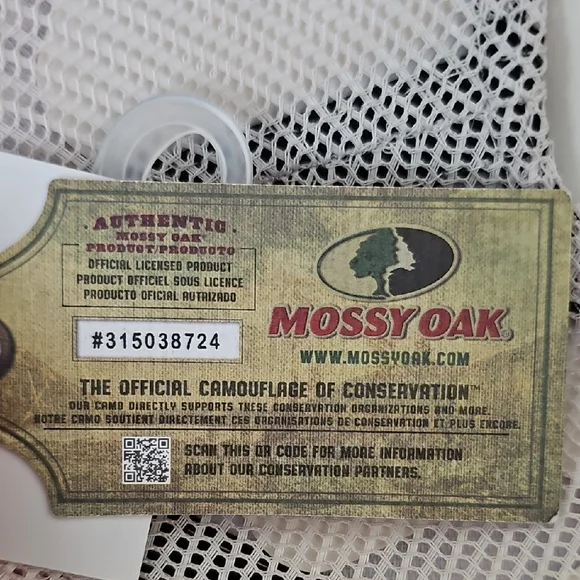 NWT Mossy Oak Brown Camo Trucker Hat with Deer Patch - Picture 2 of 11